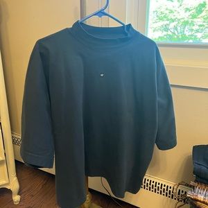 Yeezy Gap oversized cropped double layered T